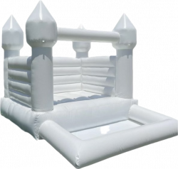 Mini white bounce house TEXT OR CALL (843)-424-1444 to book