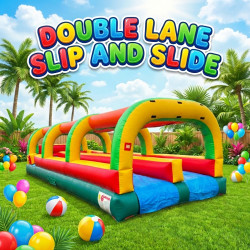 36 Ft double lane slip and slide
